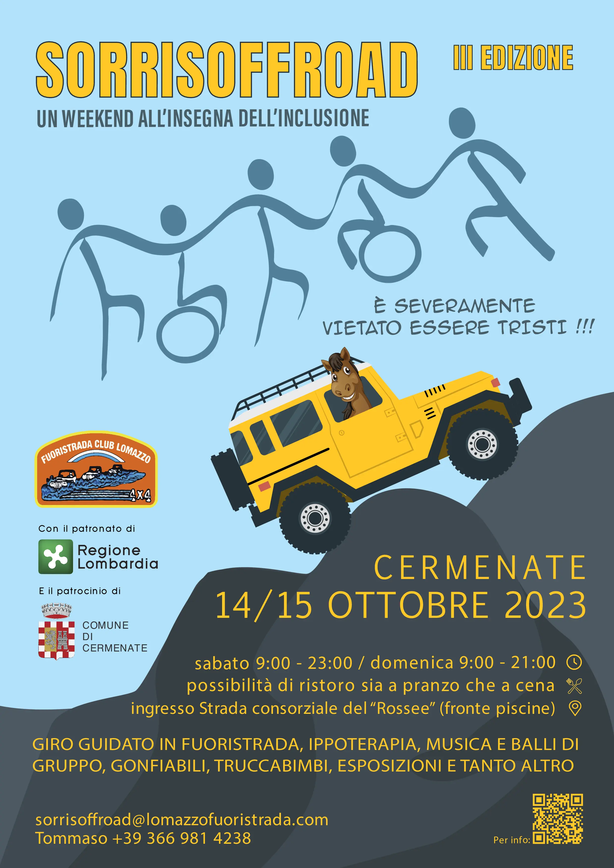 Locandina del terzo Sorrisoffroad del 2023